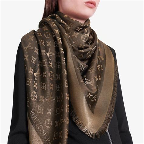 lv shawl brown|louis vuitton shawls outlet.